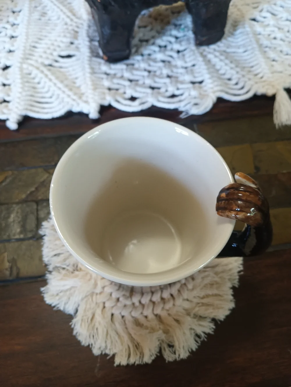 Vintage Pier 1 Imports Chimpanzee Coffee Mug